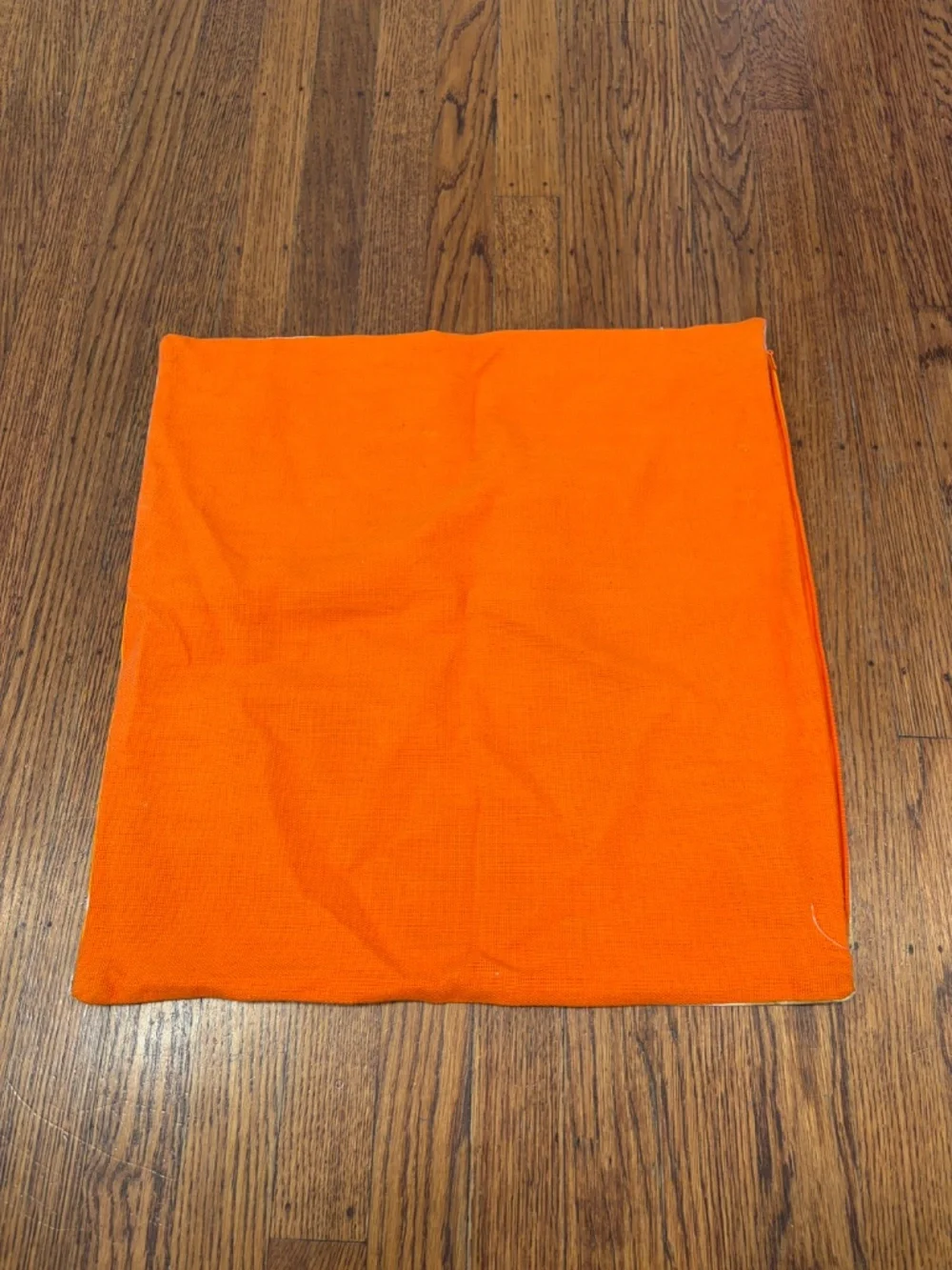 Crate & Barrel Orange Tie Dye Pillow Cover - 18x18